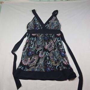 Paisley Print Women's Mini Dress